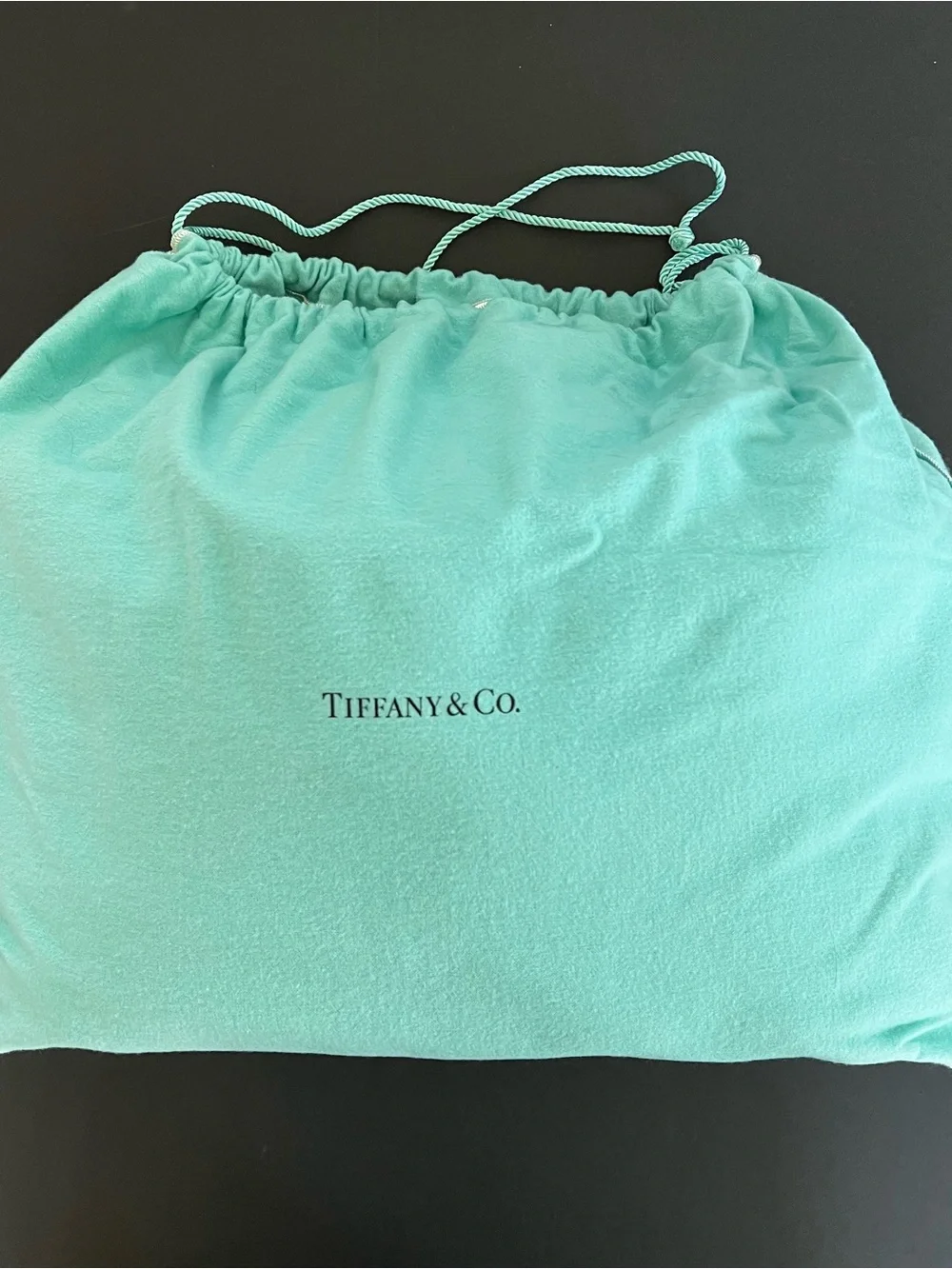 Tiffany & Co Slouchy Hot Pink Suede Reversible Metallic Large Tote Bag New